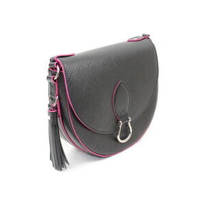 Louis Vuitton Noir Epi Cloud Pink Saint Black Bag Leather Shoulder
